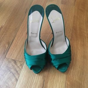 Christian Louboutin Mules. European 38.5(narrow)